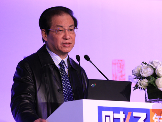图文:中国银行监督管理委员会主席刘明康演讲