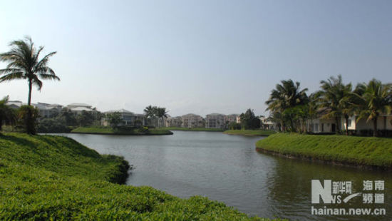 图文:海南省琼海市博鳌镇的一处别墅区_会议讲