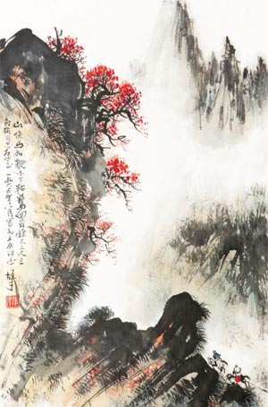 台湾画家 嶺南画派伝承者 李源海 作 水墨画 中国画 值得挖掘的岭南画