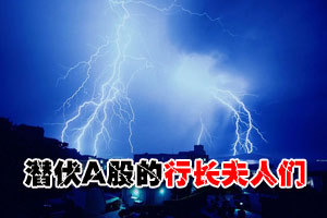 时评：揪出潜伏A股的行长夫人们