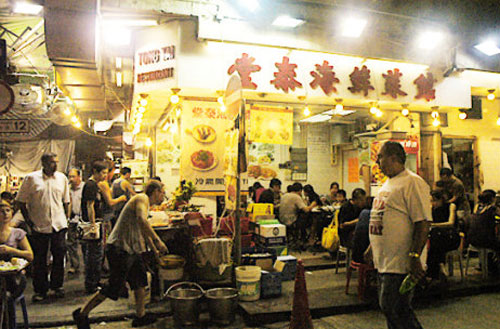 闲逛香港:黑帮电影里鱼龙混杂的庙街(组图)