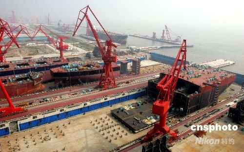 中国造船业接单量占世界四成 或成造船第一大