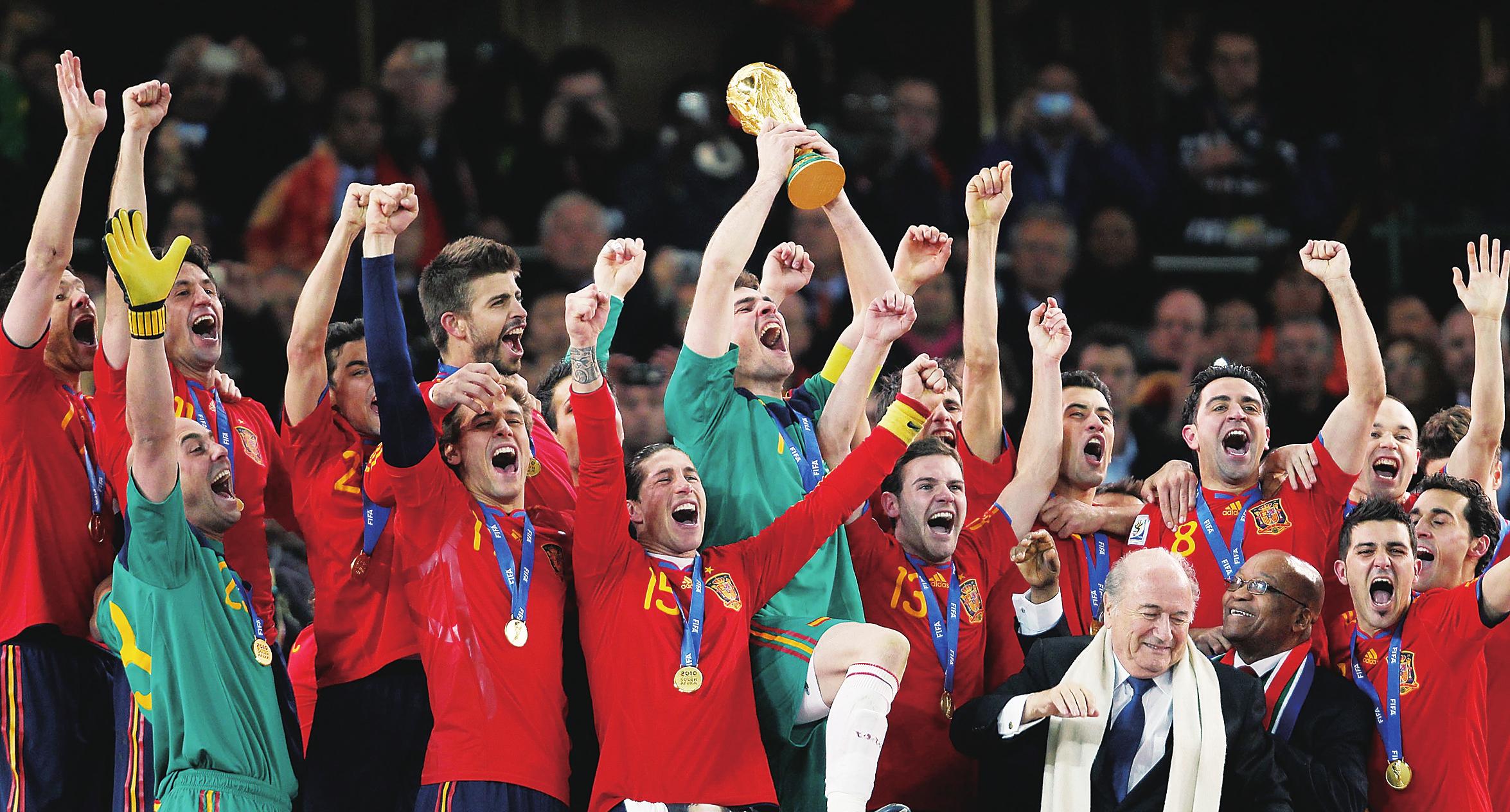 西班牙世界杯夺冠
