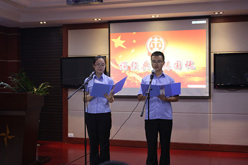湖北省荆州市江陵法院举办诵经典铸国魂朗诵比赛