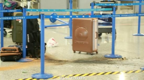 上海警方：嫌疑人在浦东机场投掷爆炸物后割颈