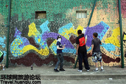 世界城市“涂鸦墙”一览(组图)
