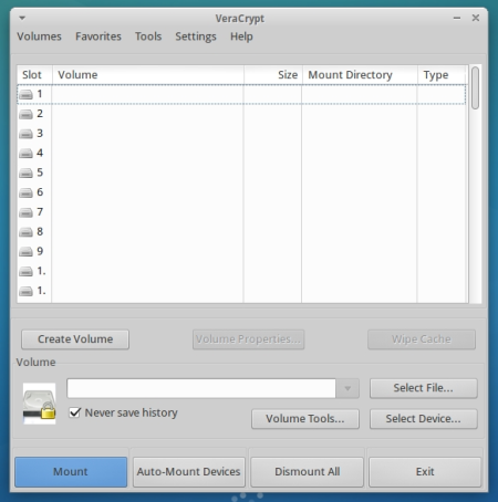 分区加密软件 VeraCrypt for Linux 1.17