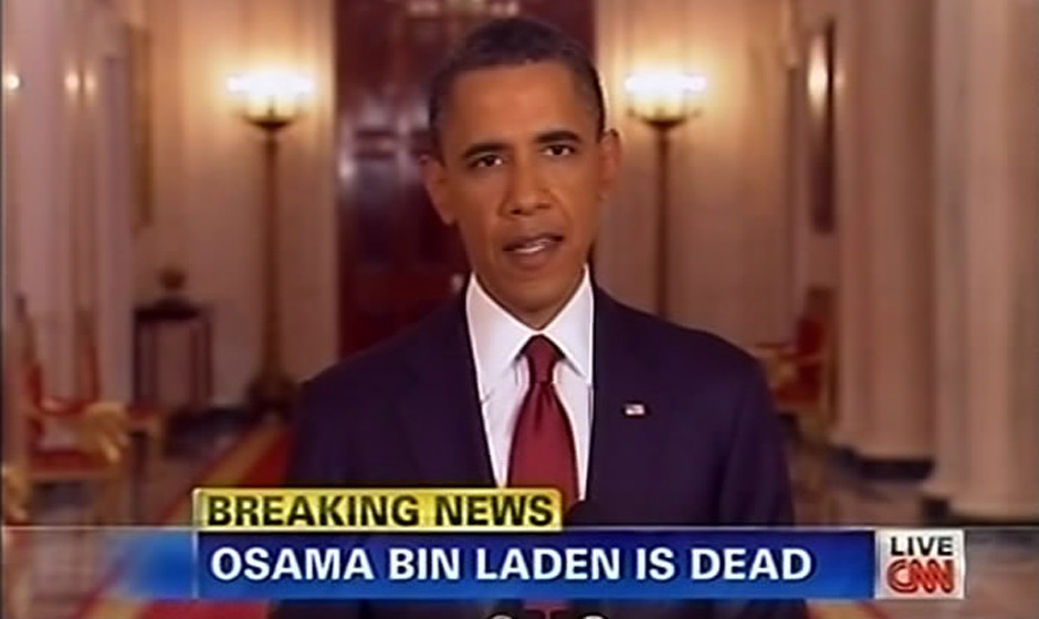 奥巴马宣布拉登死亡