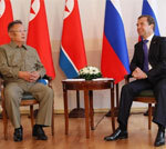 Kim meets with Russian president