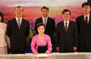 记者探访朝鲜中央电视台拍摄女主播
