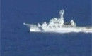  My four surveillance ships cruise the waters of Diaoyu Island and shout with Japanese ships