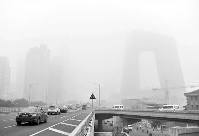 图为6月28日拍摄的北京东三环。(罗晓光摄)
