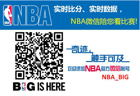 NBA微信陪您看比赛