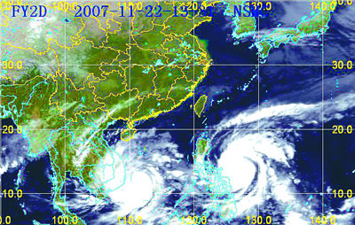 海贝思加强为台风 中心附近最大风力12级