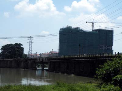 漳州市区新中山桥开工飞架九龙江