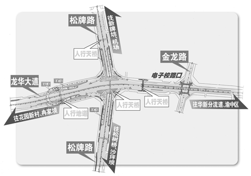 施工区域实行交通管制,社会车辆绕道红旗河沟立交,新牌坊立交