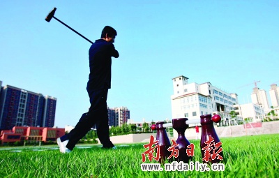 木球发明者翁明辉起初就是为了年迈的