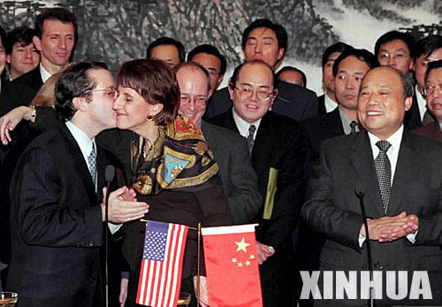 1999年中美签署关于中国加入WTO的双边协议