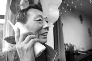 刘先生给民警打电话表示感谢