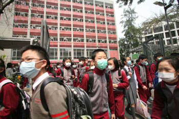 香港若出现新流感本地个案 全港学校或停课14