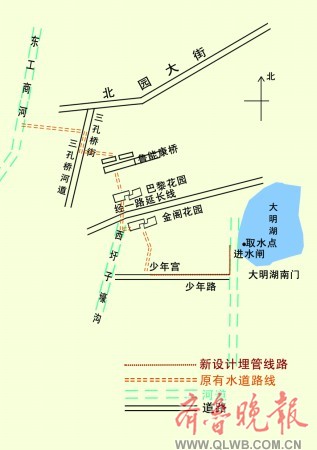 大明湖的建筑手抄报 简约水彩风读书使我快乐校园宣传 小报手抄报模板