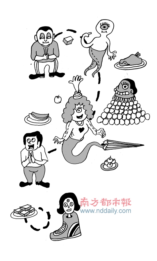 今天见鬼了 农历七月十四本地人过中元节,专