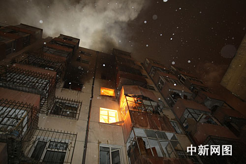 哈尔滨居民小区发生煤气爆炸5人受伤
