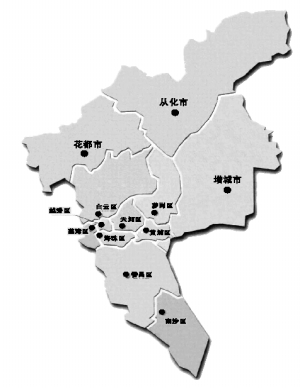 广州亚运限行区域图