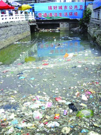 青龙河部分河段又成臭水沟 居民生活受影响,盼有关部门早日清理