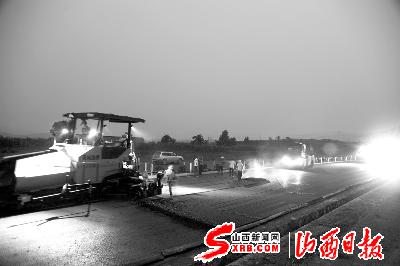 晋城环城高速公路向9月底竣工通车目标发起冲刺（图）
