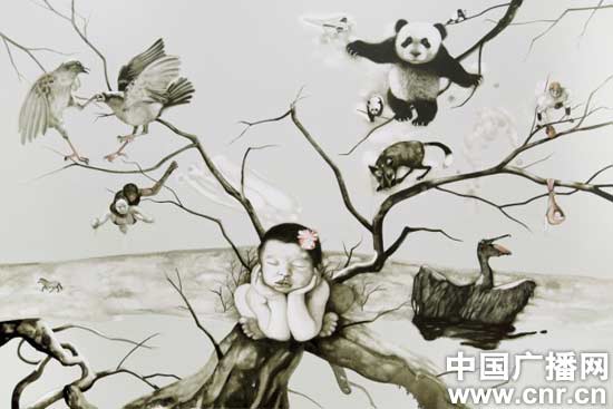 重庆18艺术家宋庄国际文化艺术节上秀“穿越”