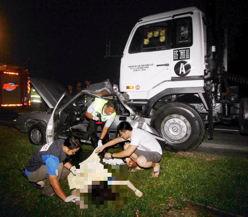 马来西亚19岁华裔少女因交通事故身亡(图)