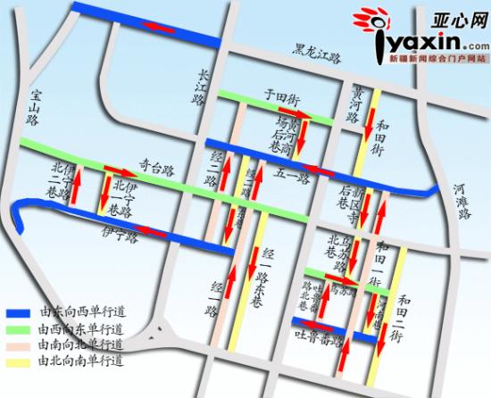 长江路片区单行首日绕晕司机路况不熟致车流量猛增
