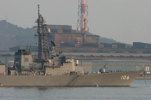 日本“五月雨”号驱逐舰，属“村雨”级第六艘，标准排水量4550吨，满载排水量6200吨。（资料图）