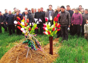 国内新闻 正文 4月2日9时30分,天灰蒙蒙的,刚下过雨,元氏县红旗