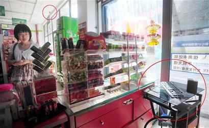 小偷进超市惊动报警器 眼看要暴露,怎么办?偷