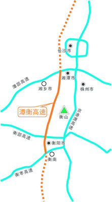 京港澳复线潭衡高速昨日顺利通车