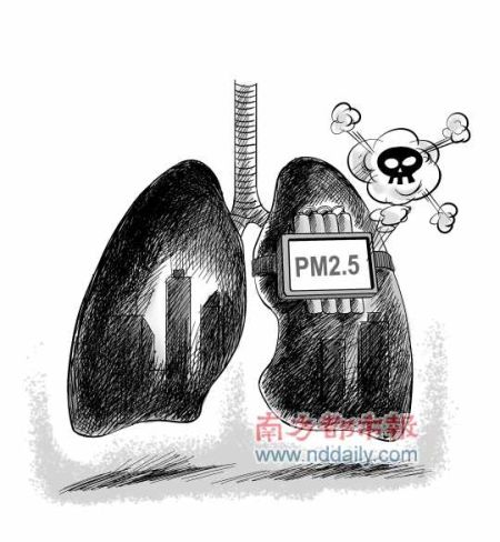 美使馆称北京PM2.5瞬时浓度超空气质量指数上