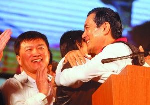 马英九连任赢了80万票