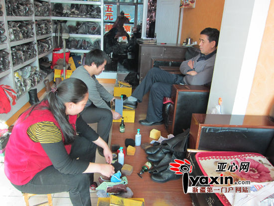 新疆石河子正规擦鞋店价位高 普通市民消费不