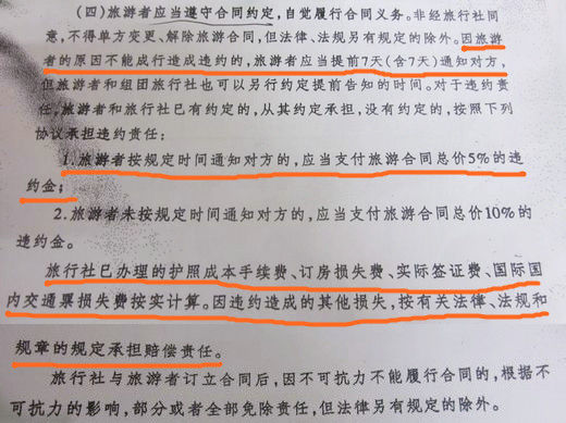 游客违约被要求承担包机费 旅行社称按合同办
