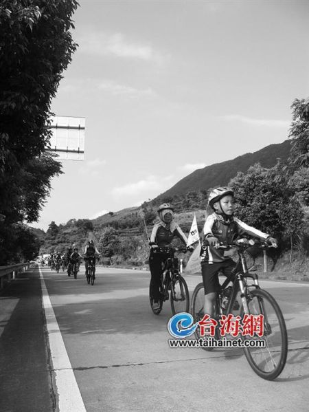 台湾单车天使昨天开始八闽行