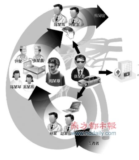 起诉书披露卖肾组织分工