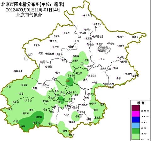 �����н�ˮ���ֲ�ͼ