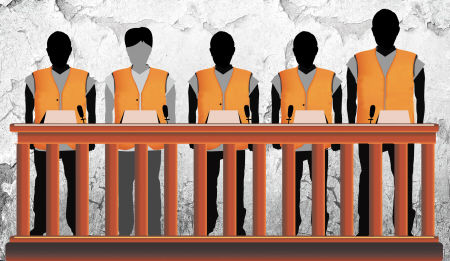 三被告人当庭向受害人道歉