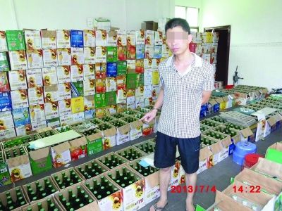 50万瓶假啤酒卖给小店