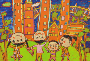中国梦 我的梦 全省儿童画大赛优秀作品选登;; 美丽家乡 儿童画; 儿童