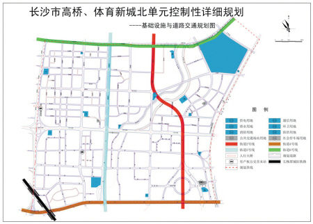 圭塘河分区高桥体育新城北片控规