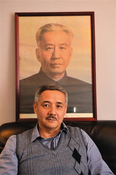 2014年阿廖沙在广州工作室中。 新京报记者 吴江 摄