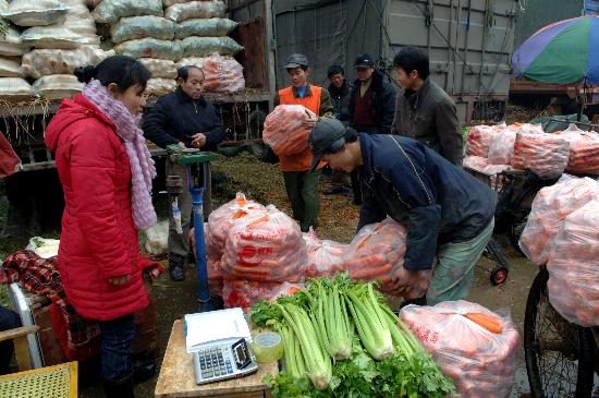图文:湖南长沙农产品市场供应充足